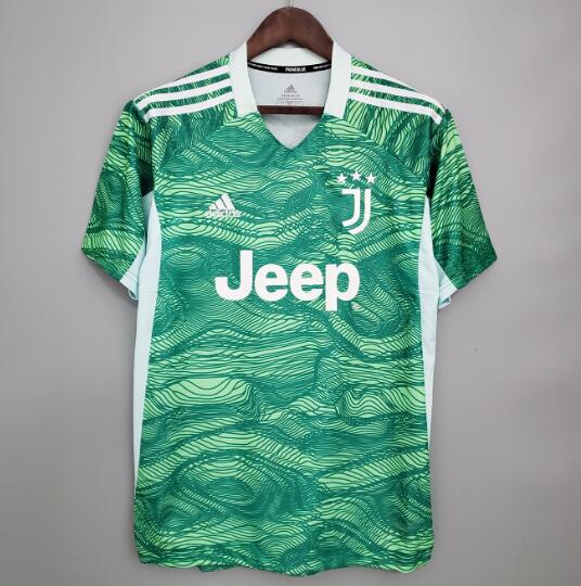 2021/22 Juventus Green Goalkeeper Soccer Jersey Shirt